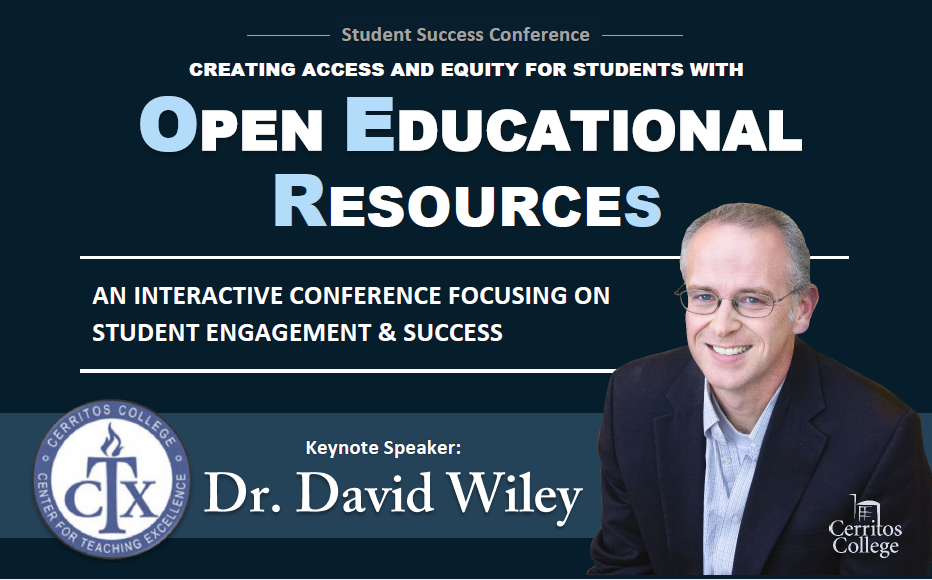 Student Success Conference, Dr. David Wiley 