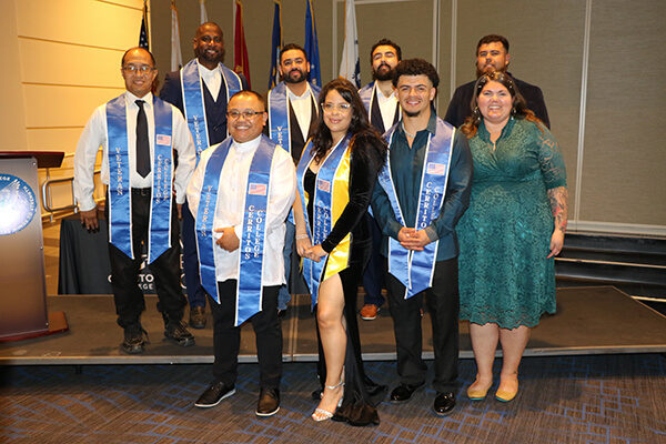 Graduating student veterans