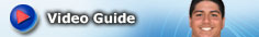 Video Guide and face of a female student