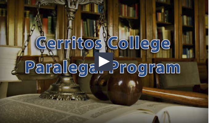Cerritos College Paralegal Department video
