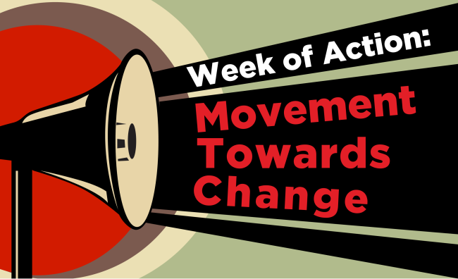Week of Action movement towards change