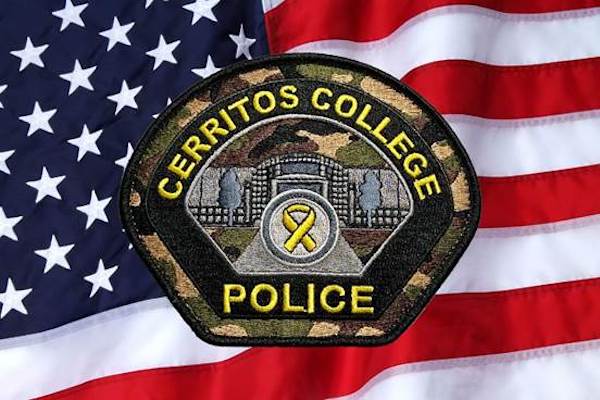 Cerritos College Police vetarans appreciation patch