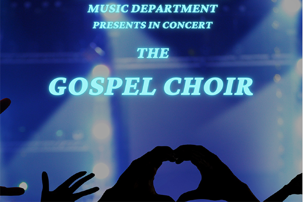 Music Department presents in concert the Gospel Choir