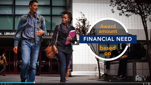 Financial Aid TV Video (captioned)