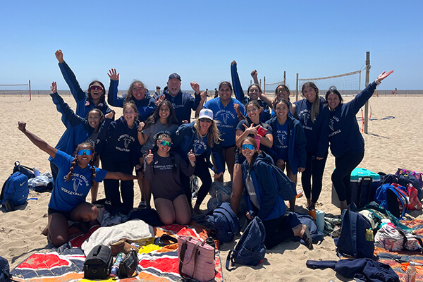 Beach volleyball team
