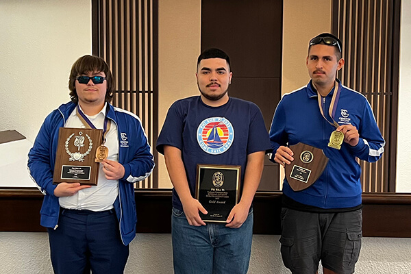 Damian Estrada, Gerardo Silva, and Alejandro Hernandez (l-r)