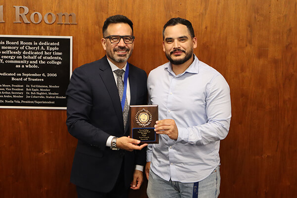 Dr. Jose Fierro and Ismael Zepeda 