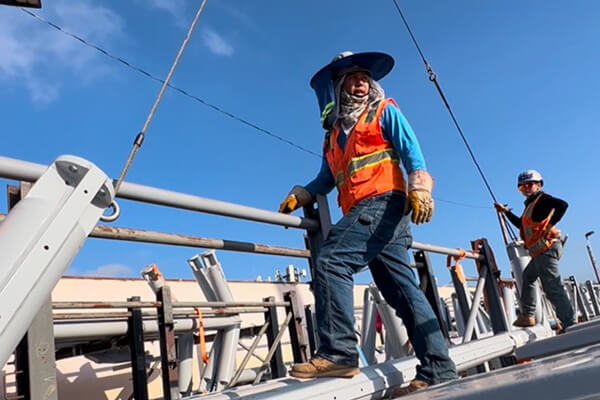 Rocio Campos at work