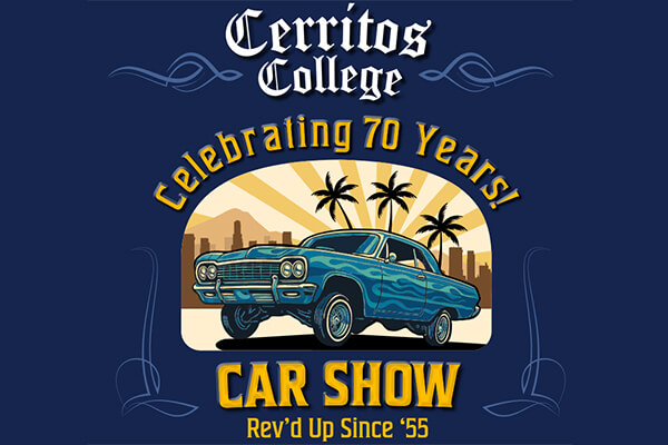 Cerritos College celebrating 70 car show