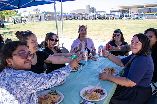 Staff at EC Connect BBQ