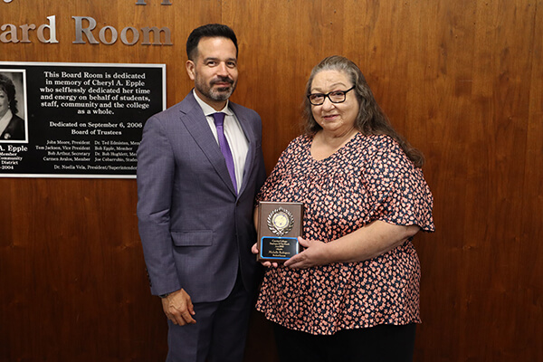 Dr. Jose Fierro and Michelle Rodriguez