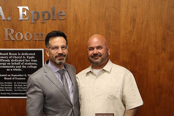 Dr. Jose Fierro and Jose Perez (l-r)