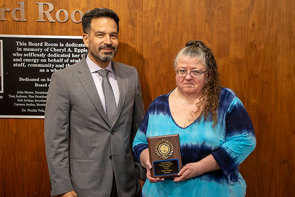 Dr. Jose Fierro and Kathy Hogue