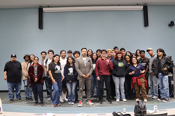 Students with Dr. Fierro