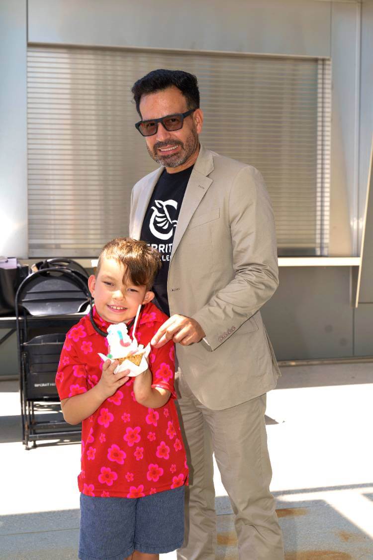 Dr. Fierro and Community Member