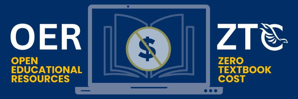 Open Educational Resources & Zero Textbook Cost Banner