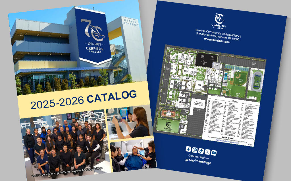 2025-26 Cerritos College Catalog cover