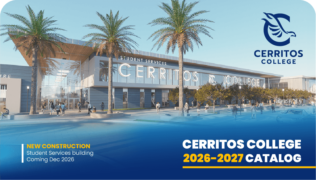 Cerritos College Catalog cover
