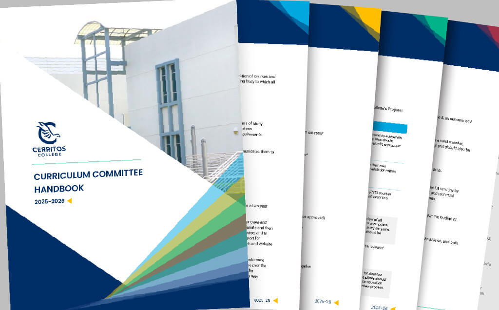 2025-2026 Curriculum Committee handbook cover