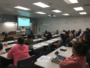 Students in Adult Education College Preparation Week