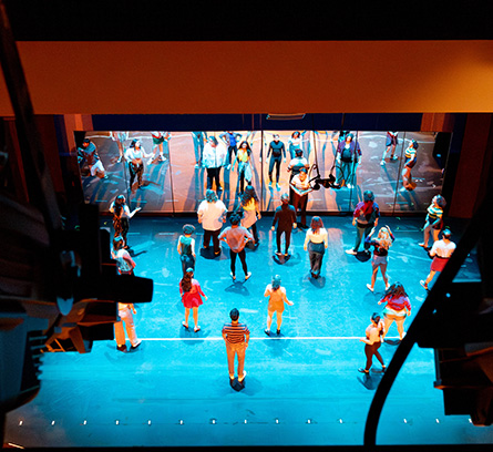 Actors on stage