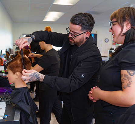 Cosmetology Student