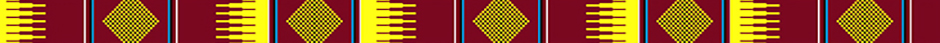 Maroon and Yellow Kente Cloth