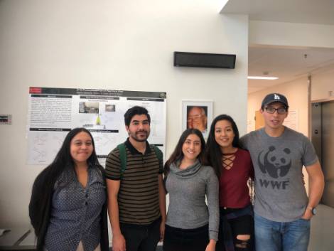 Student participants in SEM Summer Research presentations