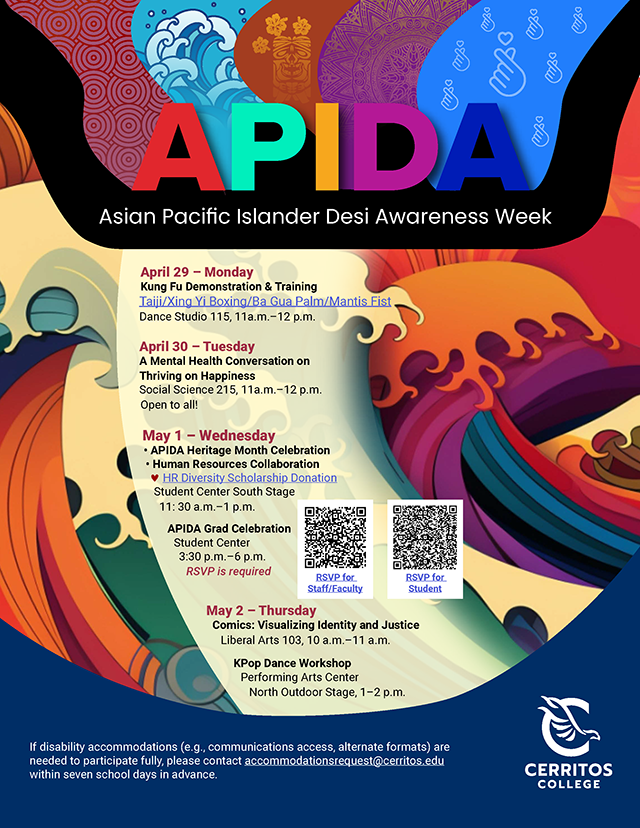 APIDA Awareness Week flyer
