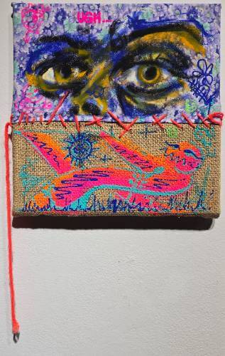 "Ugh..." in hot pink text.