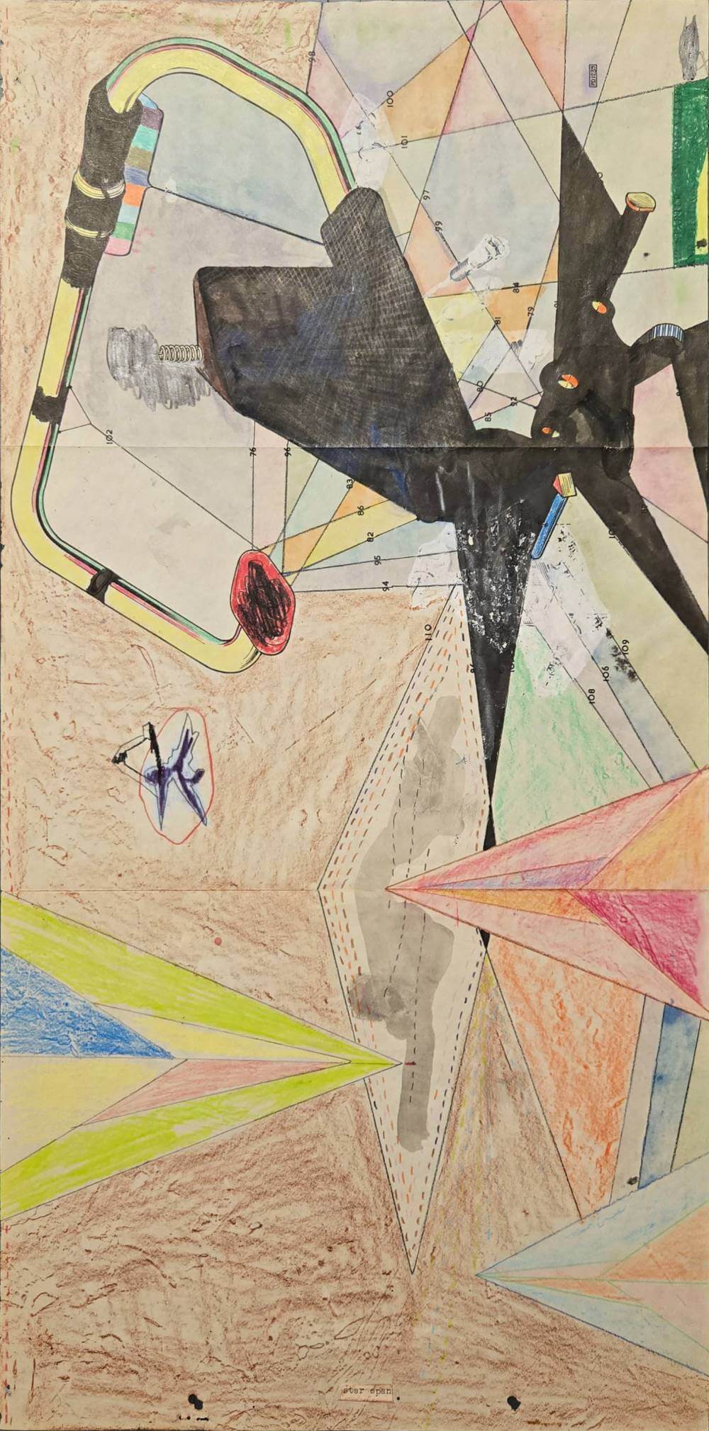 Colorful and abstract geometric shapes with text saying star span.