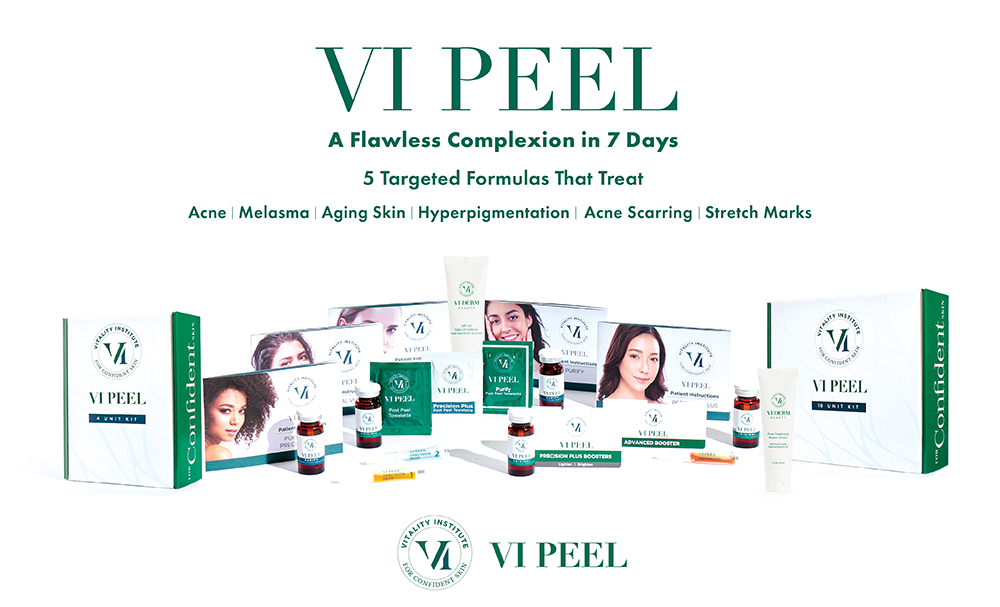 Multiple Beauty Products in a row