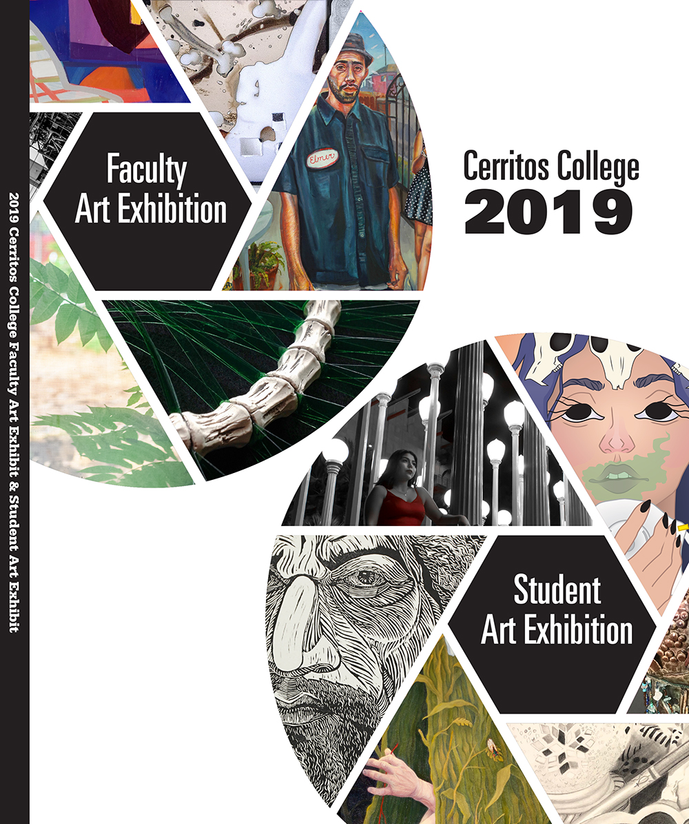 Book Cover with Two Round Elements.