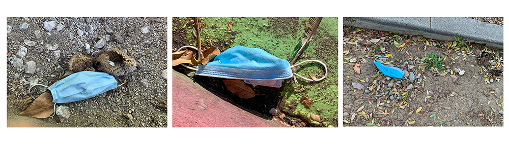 Masks on Ground