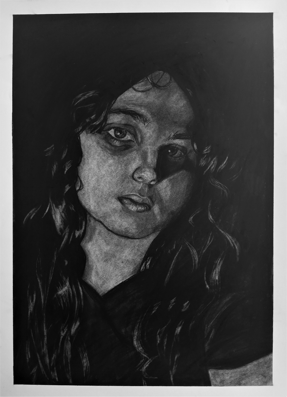 Drawing of a Young Woman Drawing of a Young Woman