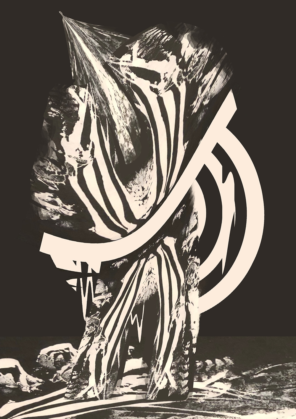 An abstract print An abstract print