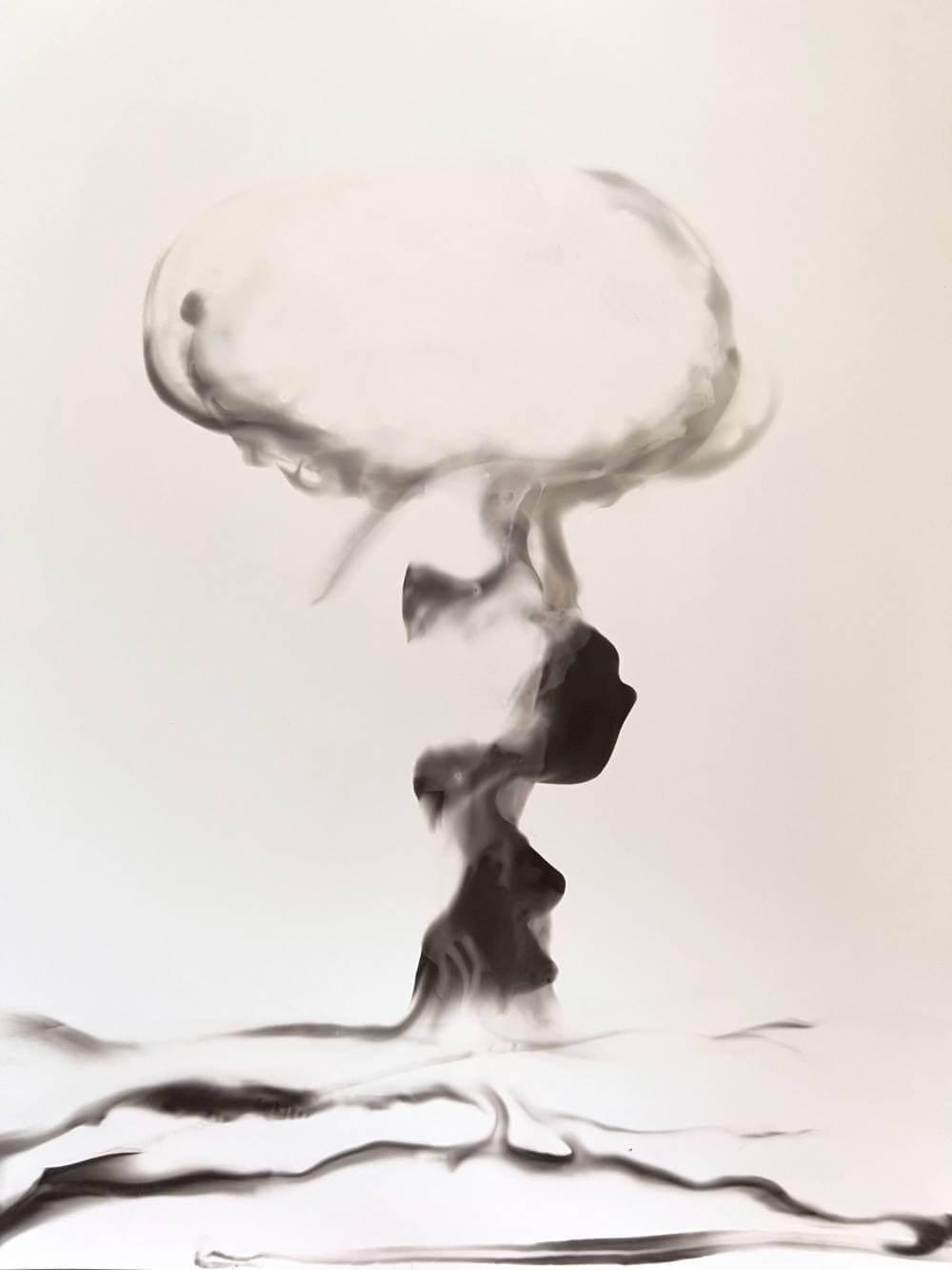 Chemical Drawing of a Mushroom Cloud