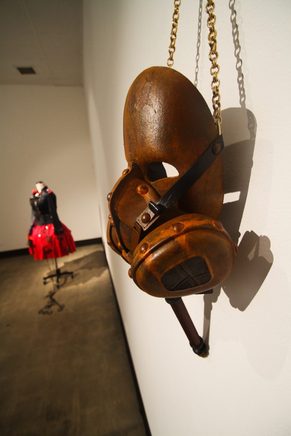 Installation of Karla Diaz's artwork