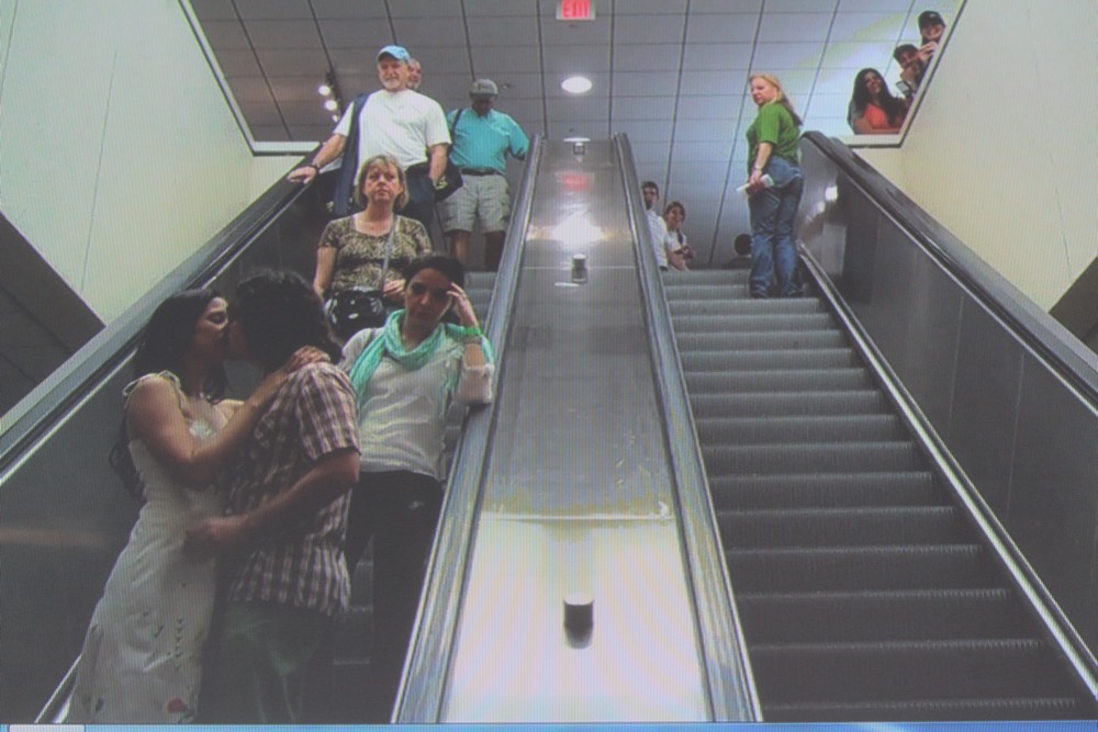 Video still from a film.