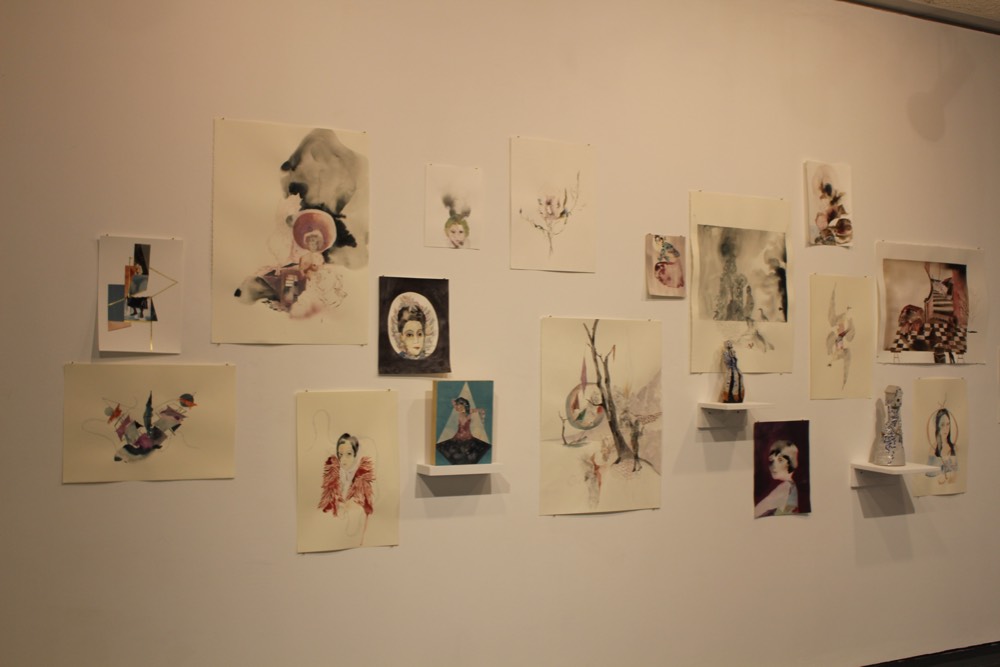 sixteen watercolor paintings