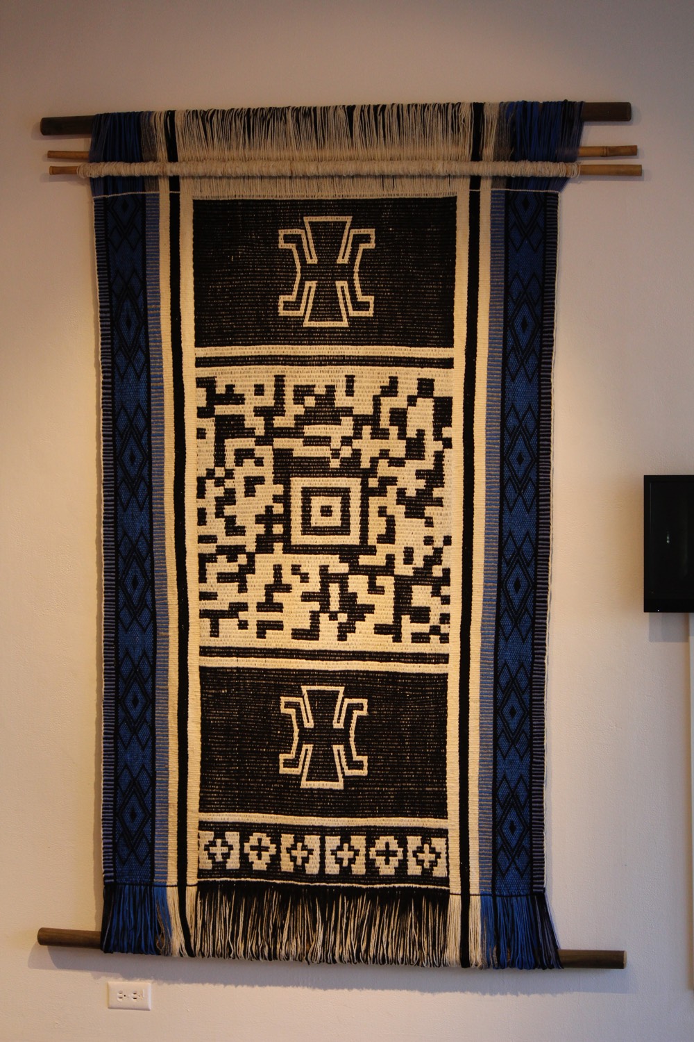 Textile artwork by Guillermo Bert