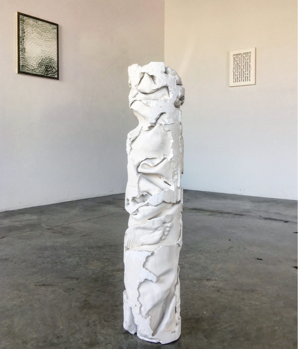 Sculpture of casted feet