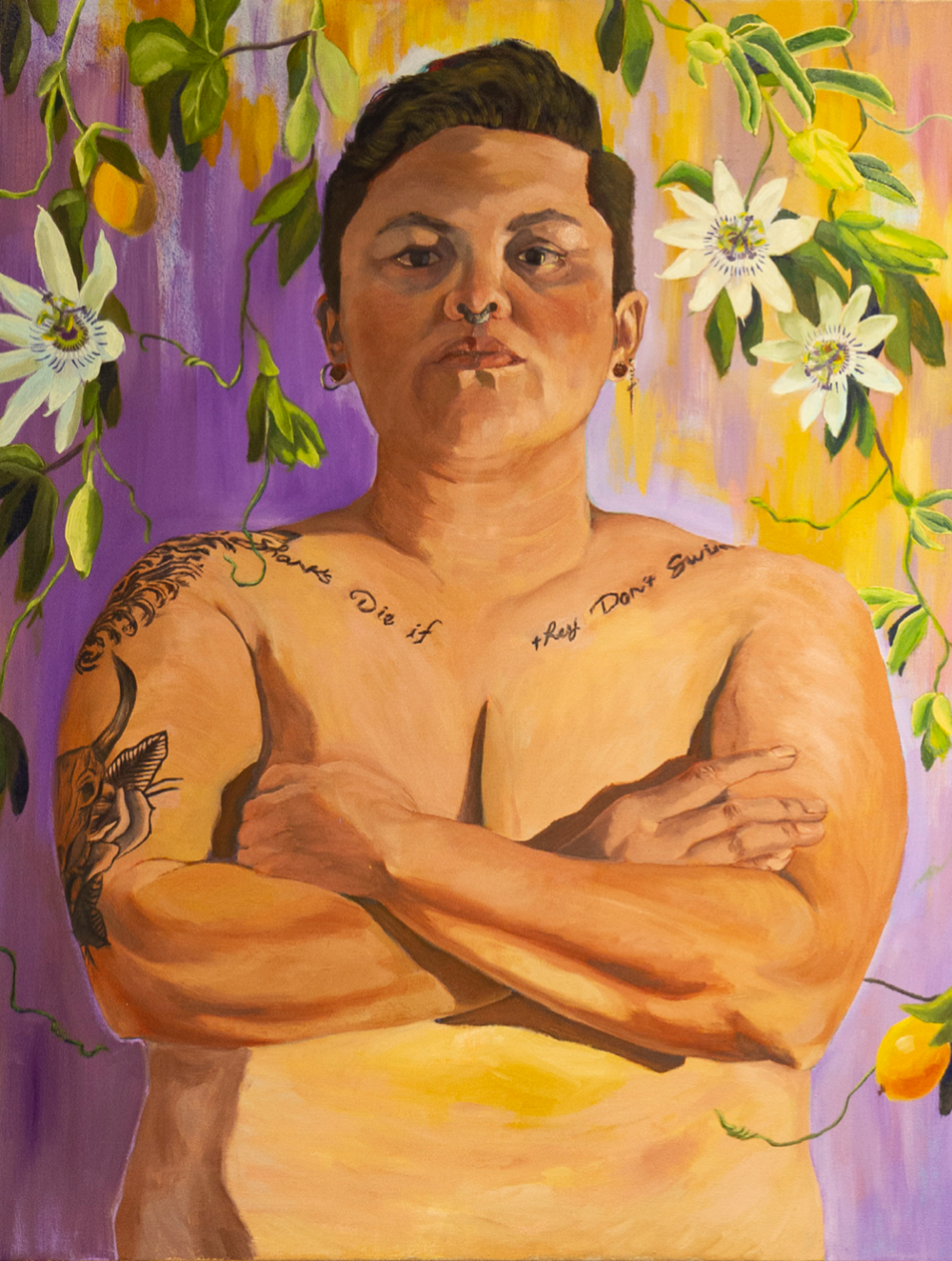 SUR Self Portrait of artist.