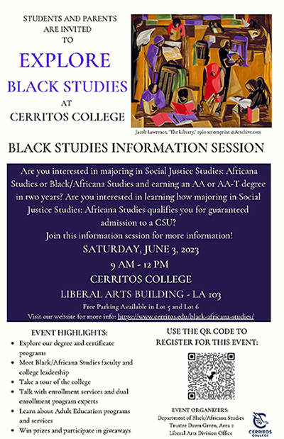 Black Africana Studies Poster