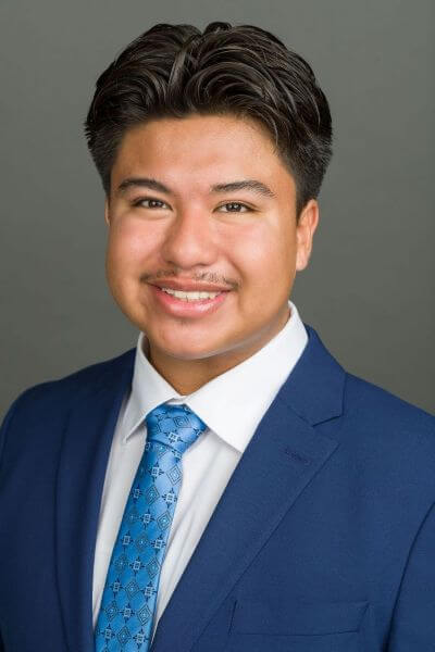 Student Trustee Gustavo Sanchez