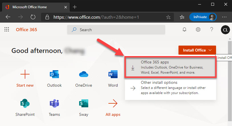 Download Office 365