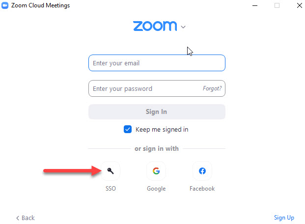 Sign in with SSO