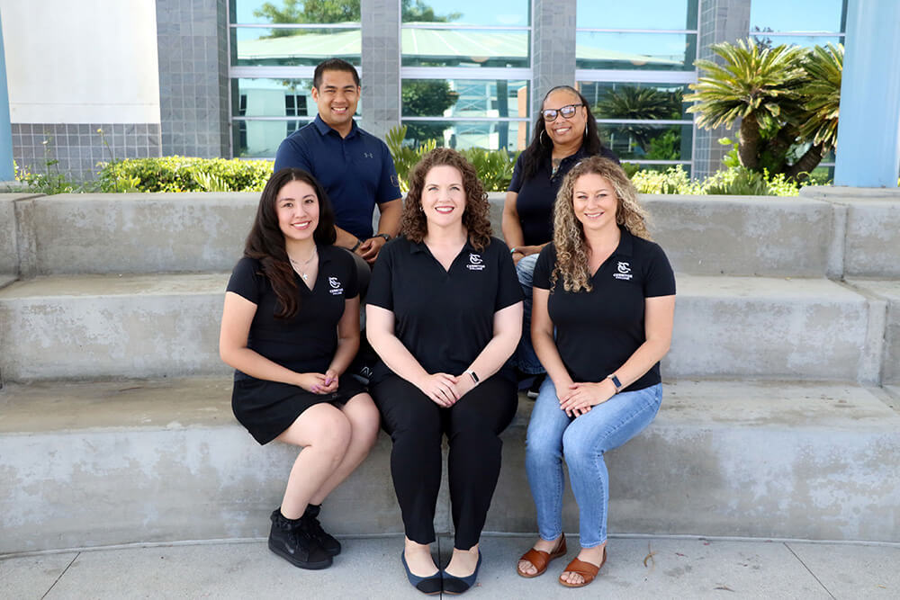 student affairs staff seated together