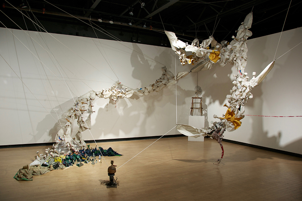 Mixed Media Textile Installation