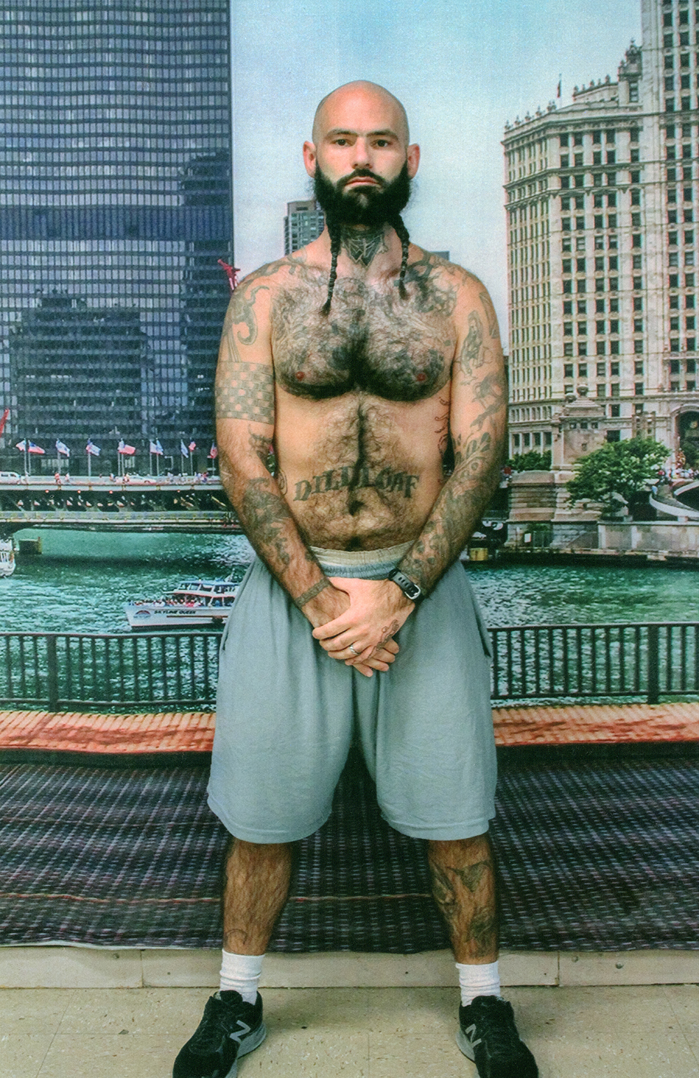 A man with tattoos